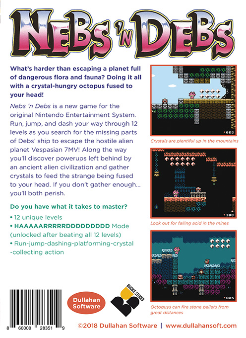 Nebs 'n Debs (Homebrew) — Box back